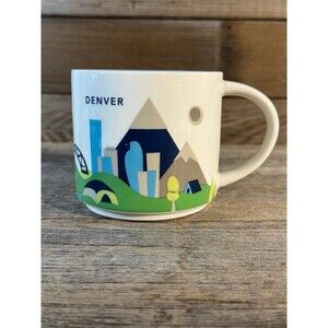 Starbucks Denver You Are Here Series Collection 14oz Coffee Tea Mug Cup YAH
